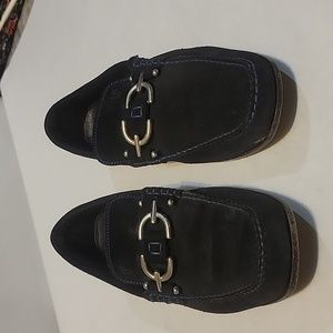 Donald Pliner Dacio Blue Suede Driving Loafers